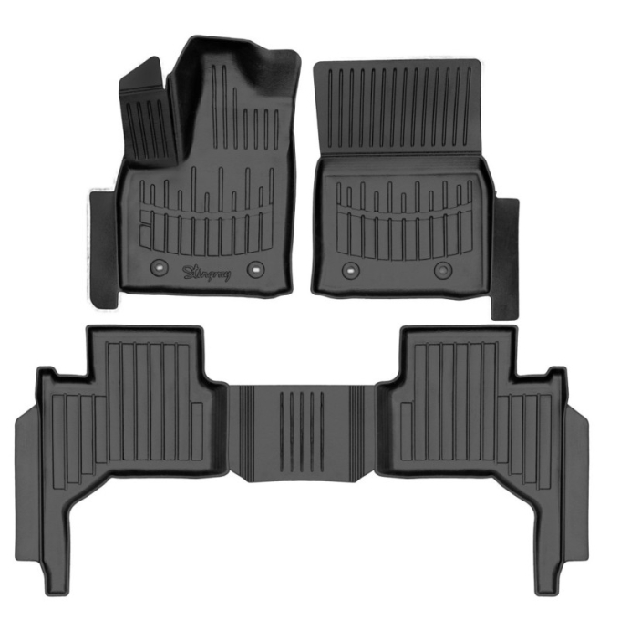 Land Cruiser 300 (2021-...) комплект 3D килимків з 5 штук