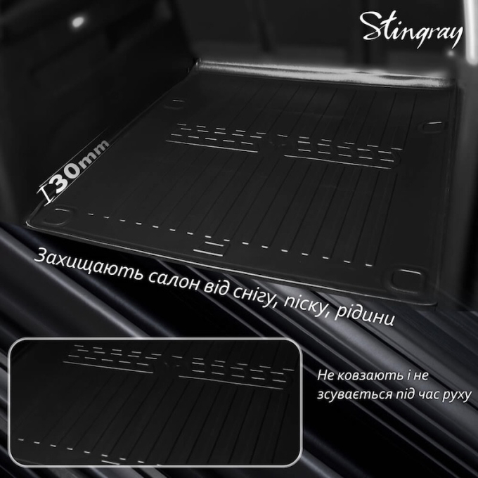 Tiggo 7 II Pro (2020-...) комплект 3D килимків з 2 штук