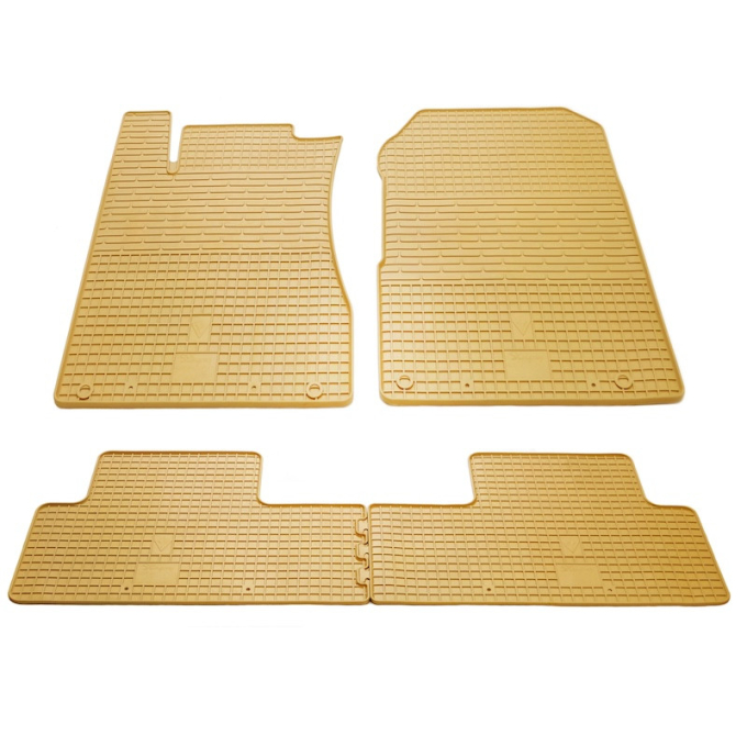 Honda CR-V  2012- Комплект из 4-х ковриков Бежевый в салон