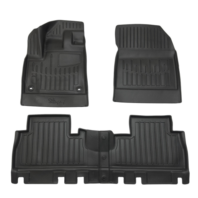 Berlingo III (2018-...) (without armrest) комплект 3D килимків з 4 штук