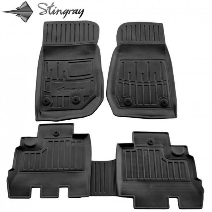 Wrangler (JK) (5 doors) (2007-2018) комплект 3D килимків з 5 штук