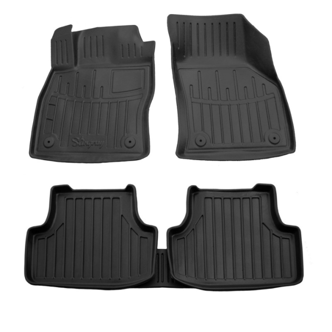 Golf VII (2012-2020) комплект 3D килимків з 5 штук