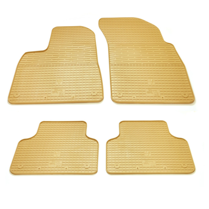 Audi Q7  2015- Комплект з 4-х килимків Бежевий