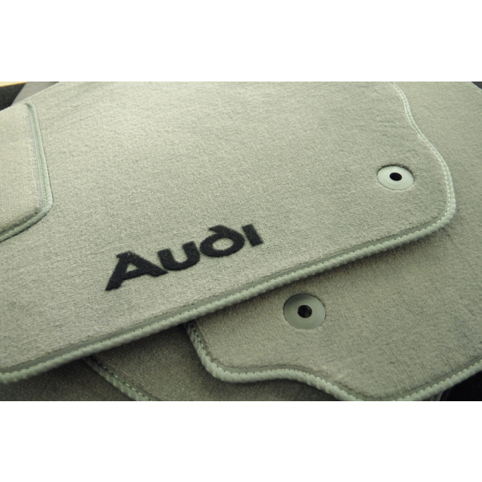 Fiat Doblo МКП 5м 2010- Комплект из 5-х ковриков ворсовый FORTUNA BLACK Черный в салон