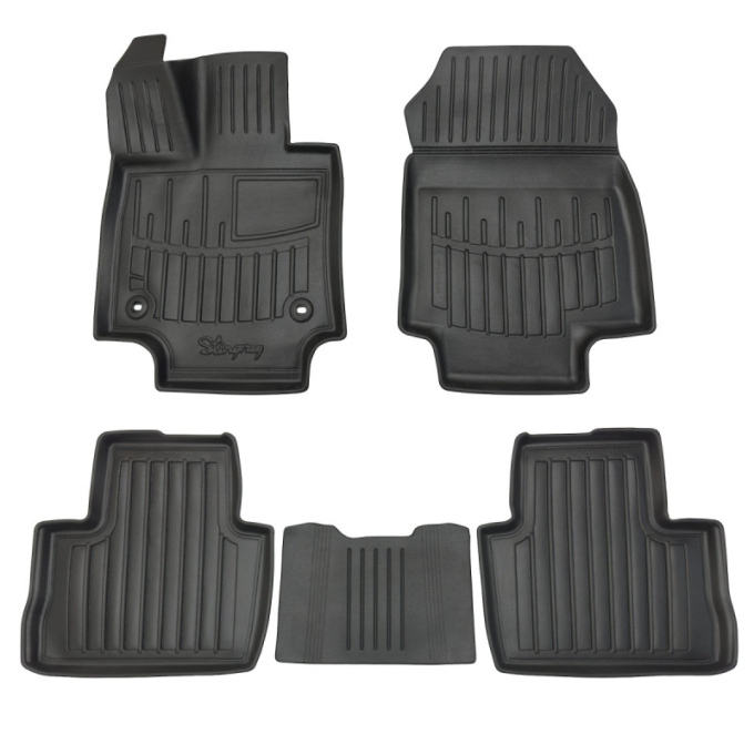 RAV 4 (XA50) AT (2018-...) комплект 3D килимків з 5 штук