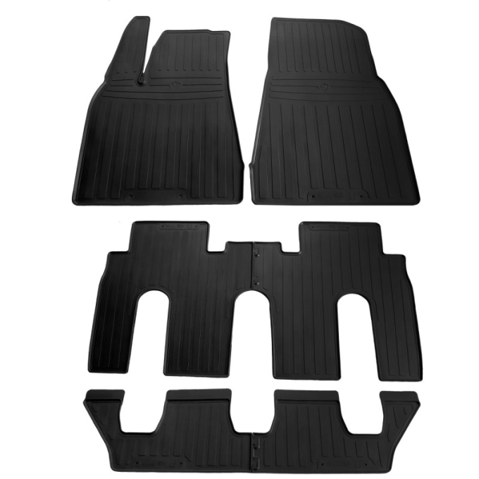 TESLA Model X (7 seats) (2015-...) комплект килимків з 6 штук