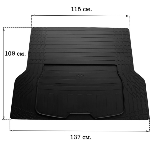 TRUNK MAT UNI BOOT L (137см Х 109см) килимок в багажник