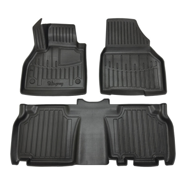 Kangoo II (2008-2020) комплект 3D килимків з 4 штук