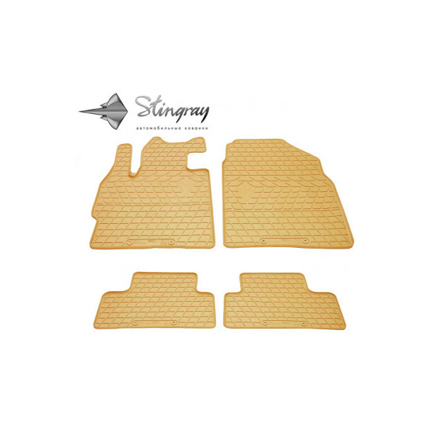 Mazda CX-7 2006- Комплект из 4-х ковриков Бежевый в салон