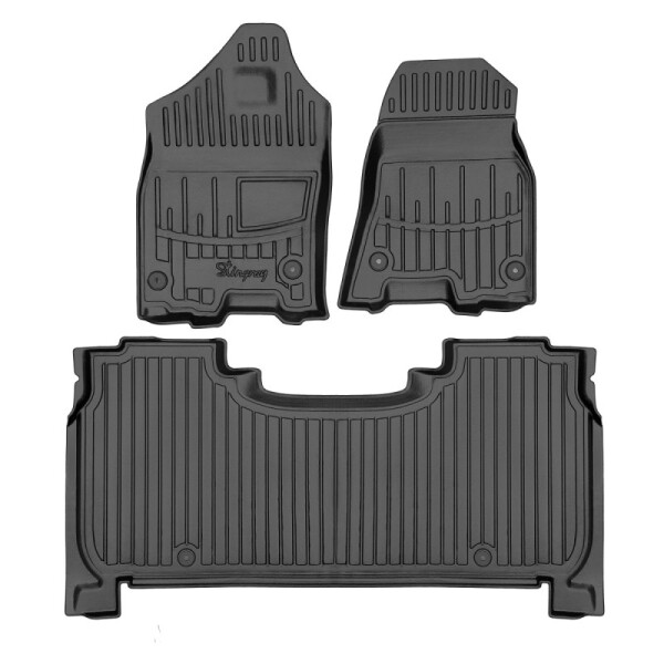 RAM 1500 (Crew cab) (2018-…) комплект 3D килимків з 3 штук