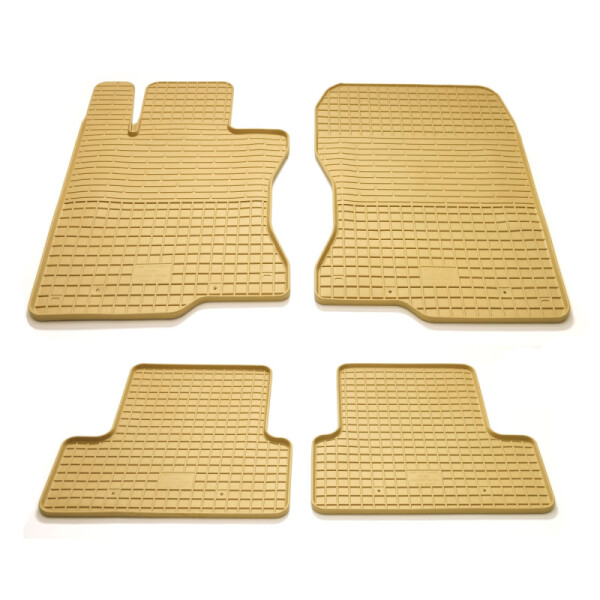 Honda Accord  2008-2013 Комплект из 4-х ковриков Бежевый в салон