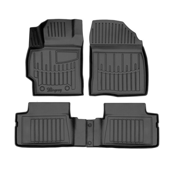 Auris (E150) (2007-2012) комплект 3D килимків з 5 штук
