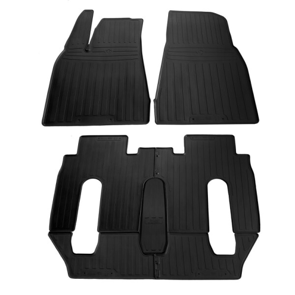 TESLA Model X (6 seats) (2015-...) комплект килимків з 7 штук