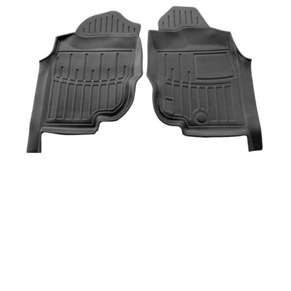 Hilux VII (Crew Cab) (ПРАВЕ КЕРМО) (2004-2015) комплект 3D килимків з 2 штук