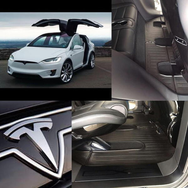 TESLA Model X (6 seats) (2015-...) комплект килимків з 2 штук