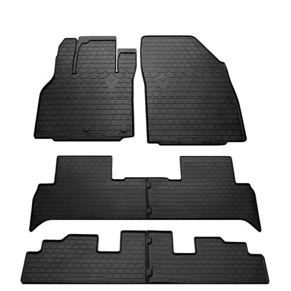 Grand Scenic (2009-2016) комплект килимків з 6 штук (3 ряди сидінь)