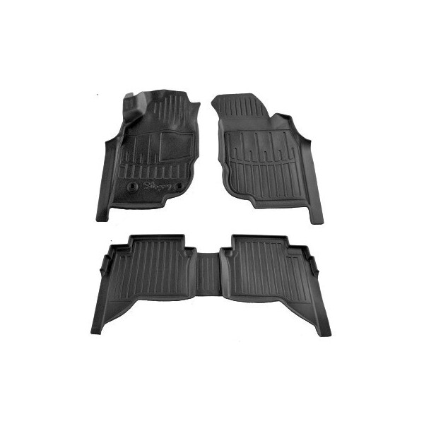 Hilux VII (Crew Cab) (2004–2015) комплект 3D килимків з 5 штук