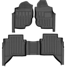 Hilux VII (Crew Cab) (right steering wheel) (2004-2015) комплект 3D килимків з 5 штук