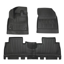 Berlingo III (2018-...) (without armrest) комплект 3D килимків з 4 штук