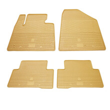 Hyundai Santa Fe 2013- Комплект из 4-х ковриков Бежевый в салон