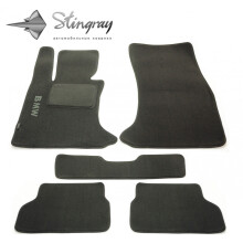 Комплект ворсових килимків FORTUNA BLACK-GREY BMW/ E-60 2003-2010