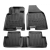 QASHQAI plus2 (2008-2014) комплект 3D килимків з 5 штук