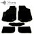 Renault Scenic II 2003-2009 Комплект килимківй FORTUNA BLACK