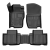 W164 ML (2005-2011) комплект 3D килимків з 5 штук