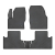 C-Max (2011-...) комплект килимків з 4 штук кліпса FC2