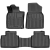 Camry (XV80) (2024-...) комплект 3D килимків з 4 штук