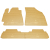Toyota Highlander  2008- Комплект из 4-х ковриков Бежевый в салон